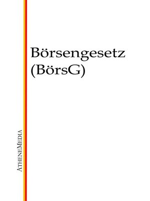 cover image of Börsengesetz (BörsG)